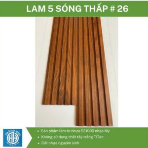 Lam 5 sóng thấp màu 26