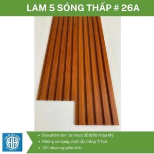 Lam 5 sóng thấp màu 26a