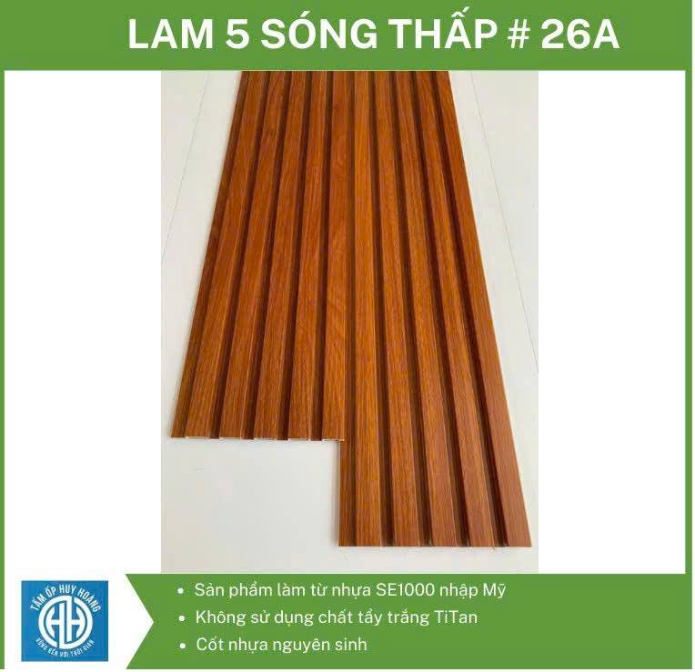 Lam 5 sóng thấp màu 26a