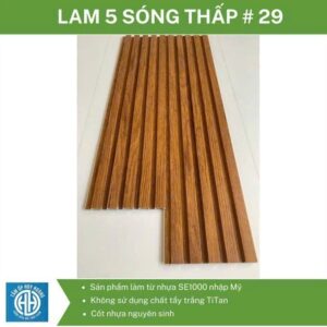 Lam 5 sóng thấp màu 29