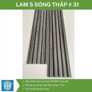 Lam 5 sóng thấp màu 31